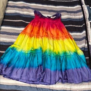 Cute little girls tie die summer dress
